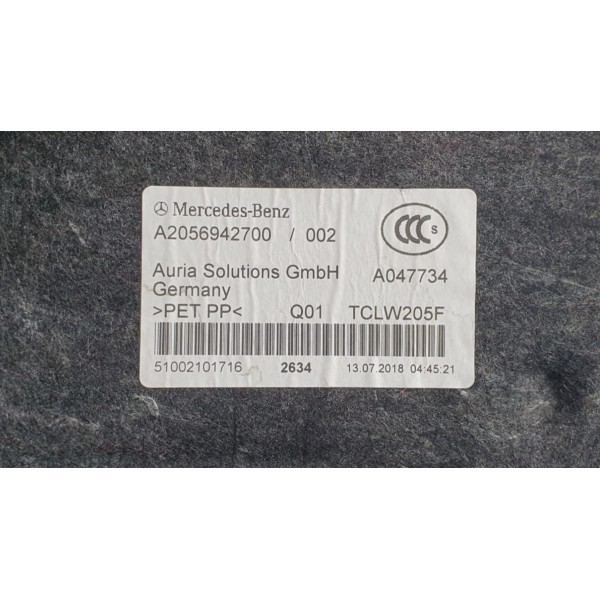 Forro Estepe Porta-malas Mercedes C180 2019