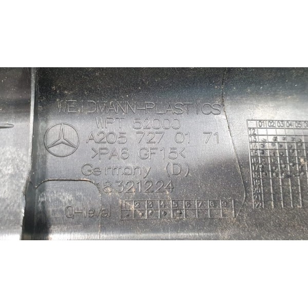 Moldura Interna Porta Dianteira Esquerda Mercedes C180 2019  Preto