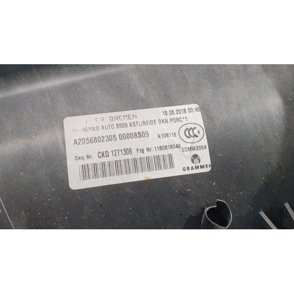 Acabamento Console Central Apoio De Braço Mercedes C180 2019 Bege