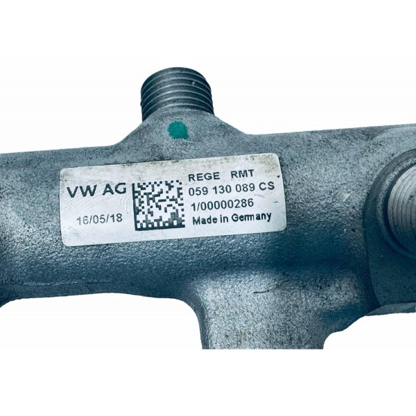 Flauta Tubo Rail Esquerdo C/ Sensor Audi Q7 Amarok V6 Diesel