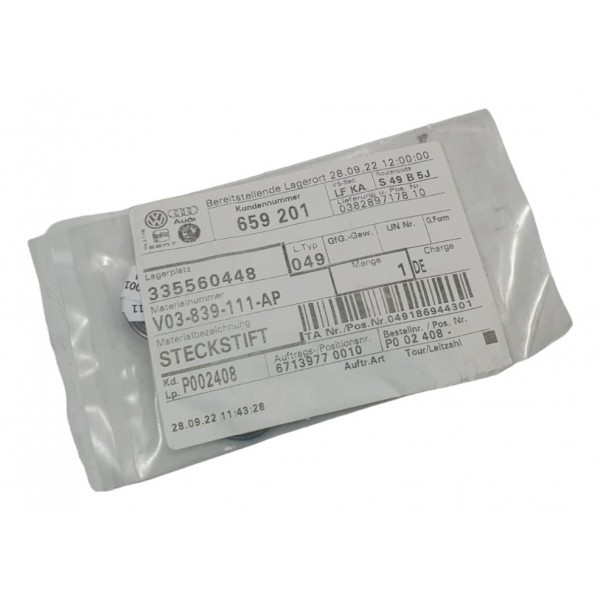 Alfinete Pino De Instalação 3 Pçs Audi Porsche V03839111ap