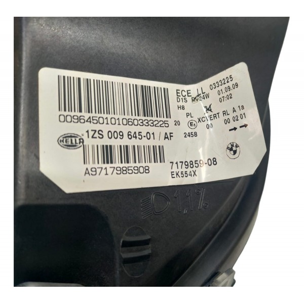 Farol Motorista Bmw X6 2008 (c/detalhe)