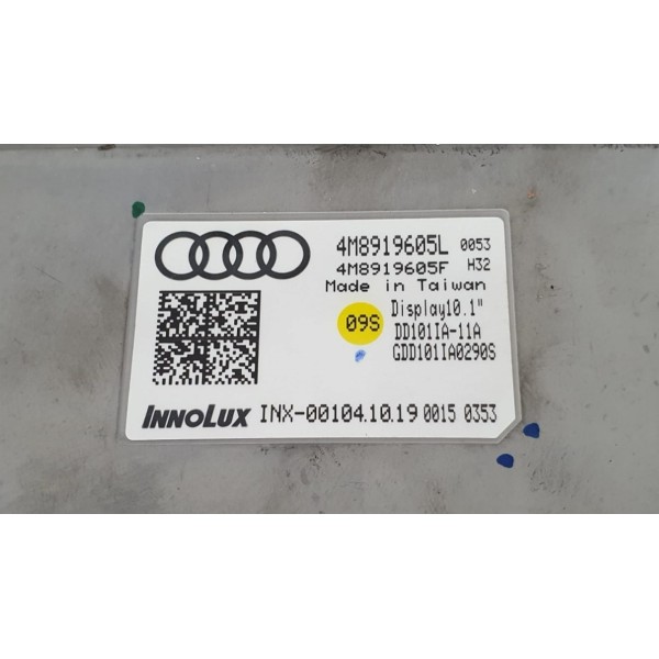 Tela Central Multimídia 10.1 Audi Q8 2020