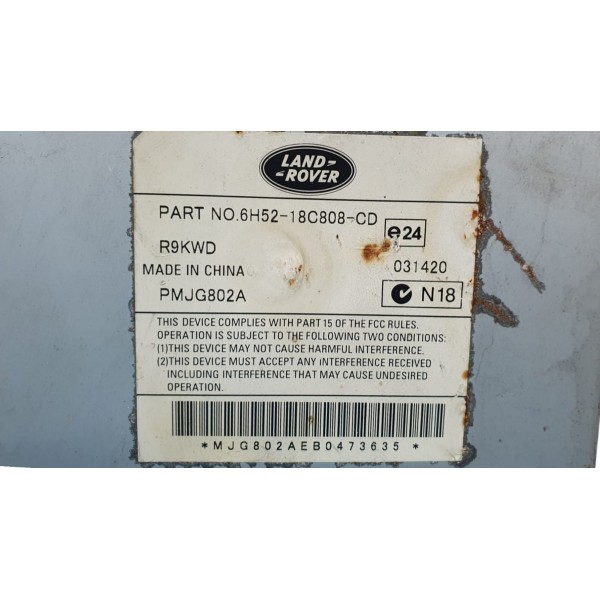 Módulo Amplificador Som Jaguar Land Rover 6h5218c808cd