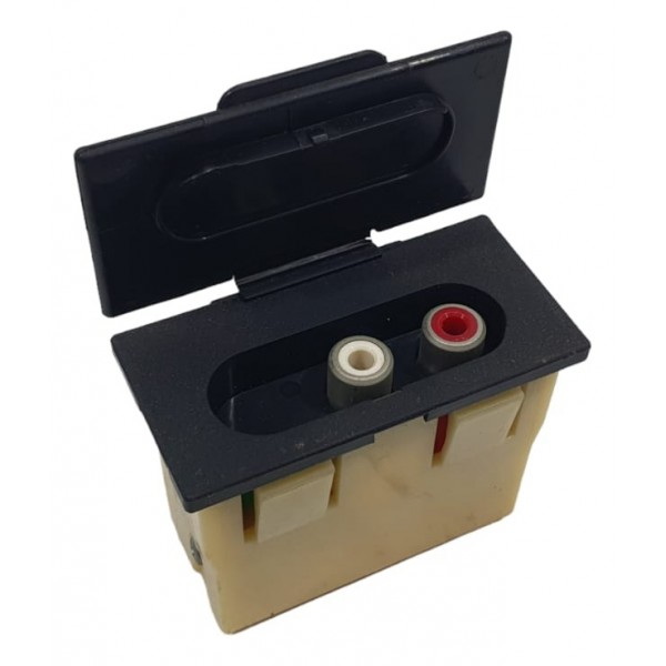 Entrada Auxiliar Av Mitsubishi Lancer 2012 Preto