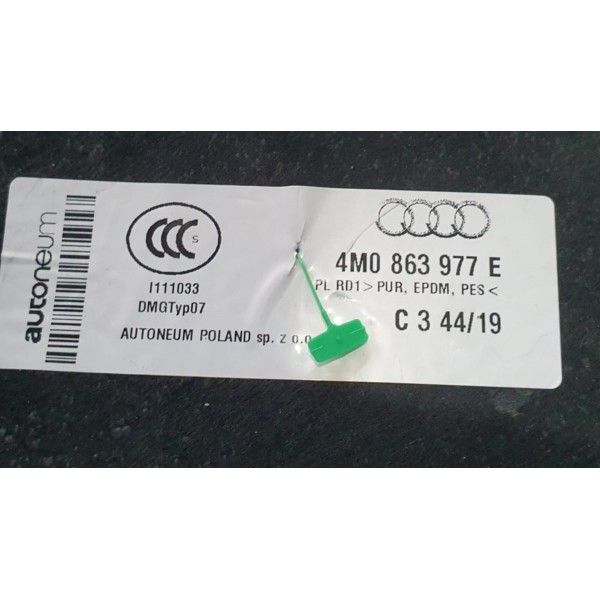 Forração Isolamento Acústico Painel Audi Q8 2020