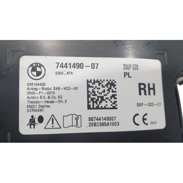 Bolsa Banco Passageiro Bmw 320i G20 2021