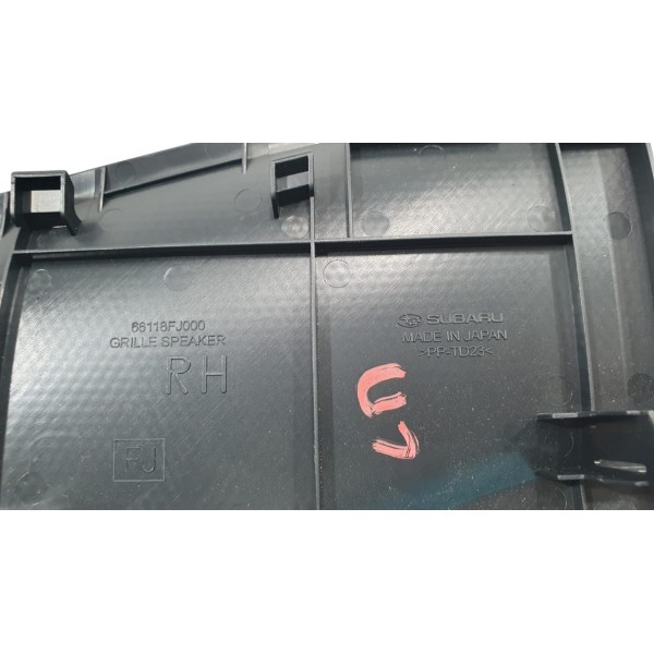 Acabamento Tela Alto Falante Direito Subaru Forester Xt 2018 Preto