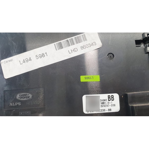 Módulo Ar Condic. Ventilação Hvac Range Rover Sport Hse 2020