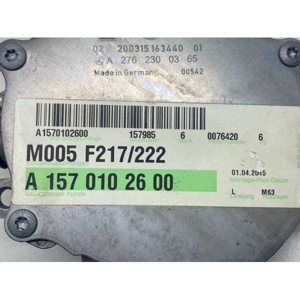 Bomba Vácuo Mercedes-benz Amg 63 5.5 V8 2015 A2762300365
