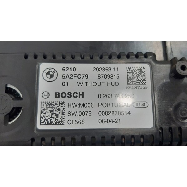 Painel De Instrumentos Digital Tft Bmw 320i 2022 (65 Mil Km)