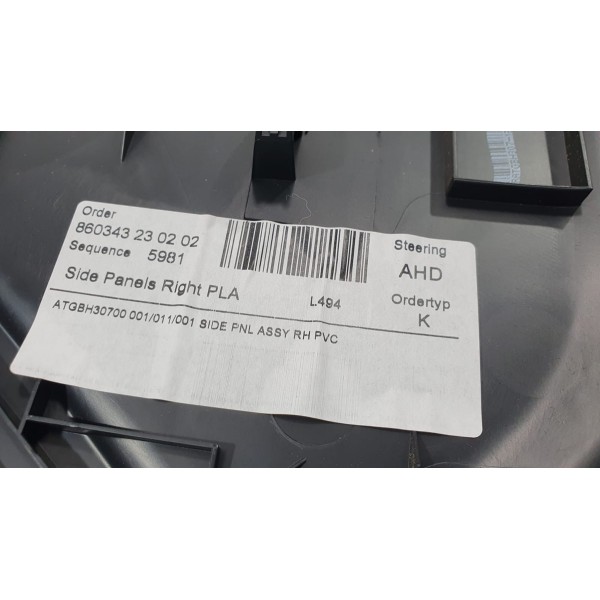 Acabamento Lateral Console Central L/d Range Rover Sport 20
