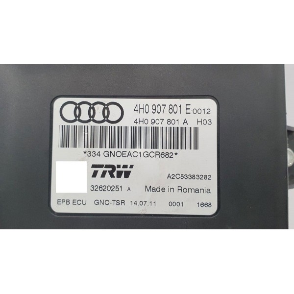 Módulo Freio Eletrônico Audi A7 3.0 Tfsi 2012 Cód 4h0907801e