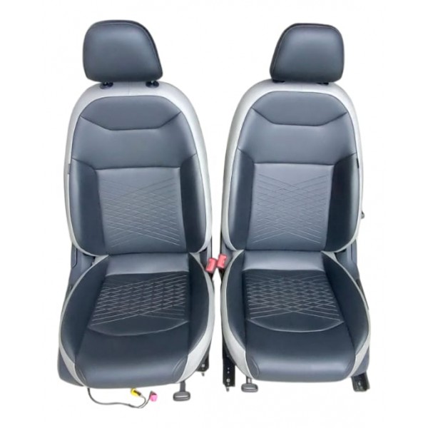 Par Bancos Dianteiro Couro Vw Taos 2023
