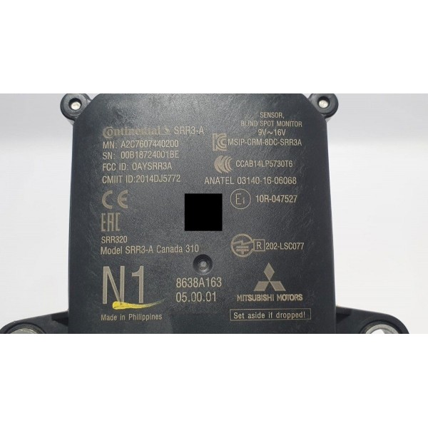 Módulo Sensor Ponto Cego Mitsubishi Eclipse Cross Hpe-s 2019