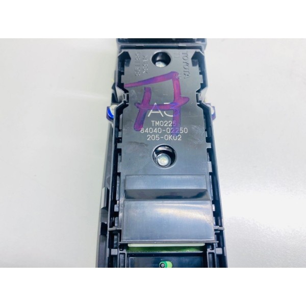 Botão Comando Vidro Porta Dianteira Esq Corolla Hybrid 2020