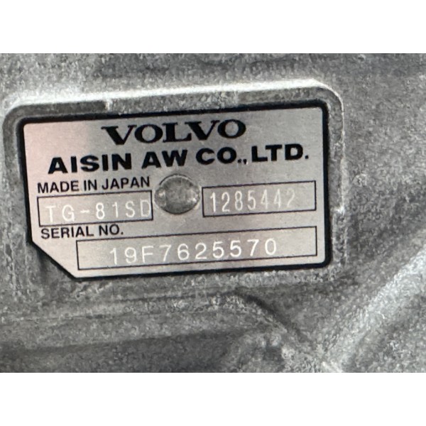 Câmbio Aut Volvo S60 R-design T8 2.0 2020 Tg-81sd