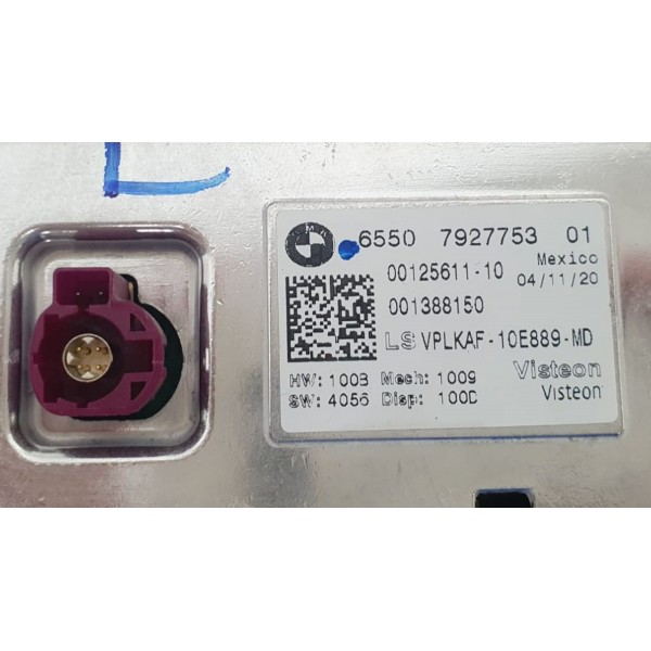 Tela Central Multimidia Bmw 320i G20 2020