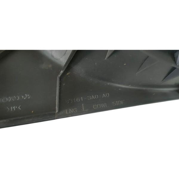 Acabamento Interno Soleira Lado Esquerdo Honda Crv 2023 Preto