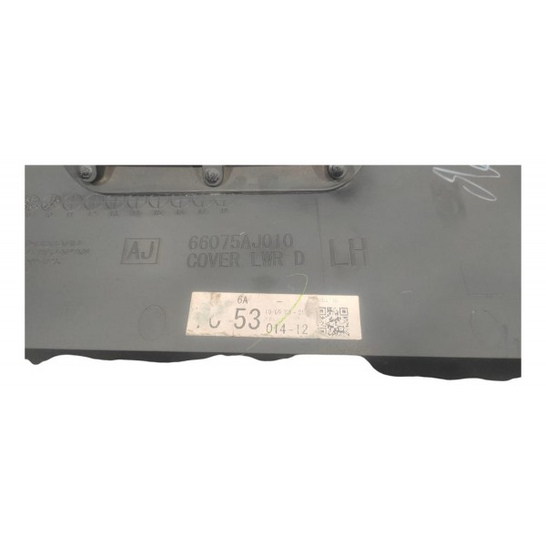 Acabamento Painel Lado Esquerdo Subaru Outback 2012 Preto Listras