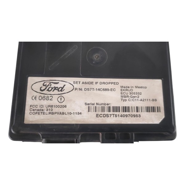 Módulo Sensor  Estacionamento Ford Fusion Titanium 2015 Preto