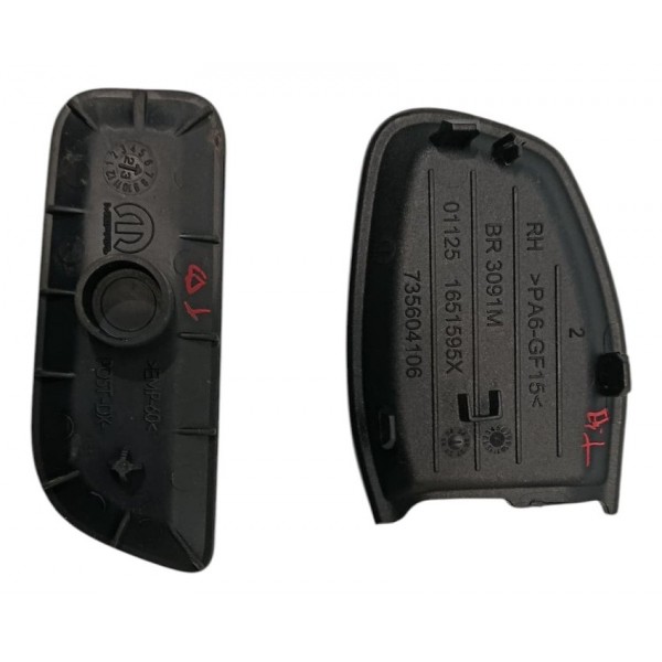 Par Acabamento Moldura Traseira Dir Jeep Renegade T270 2023 Preto