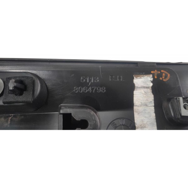 Aplique Friso Porta Traseira Direita Bmw X3 M40i 2022