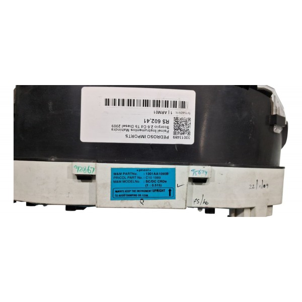 Painel Instrumento Mahindra Scorpio 2.6 Td 2009